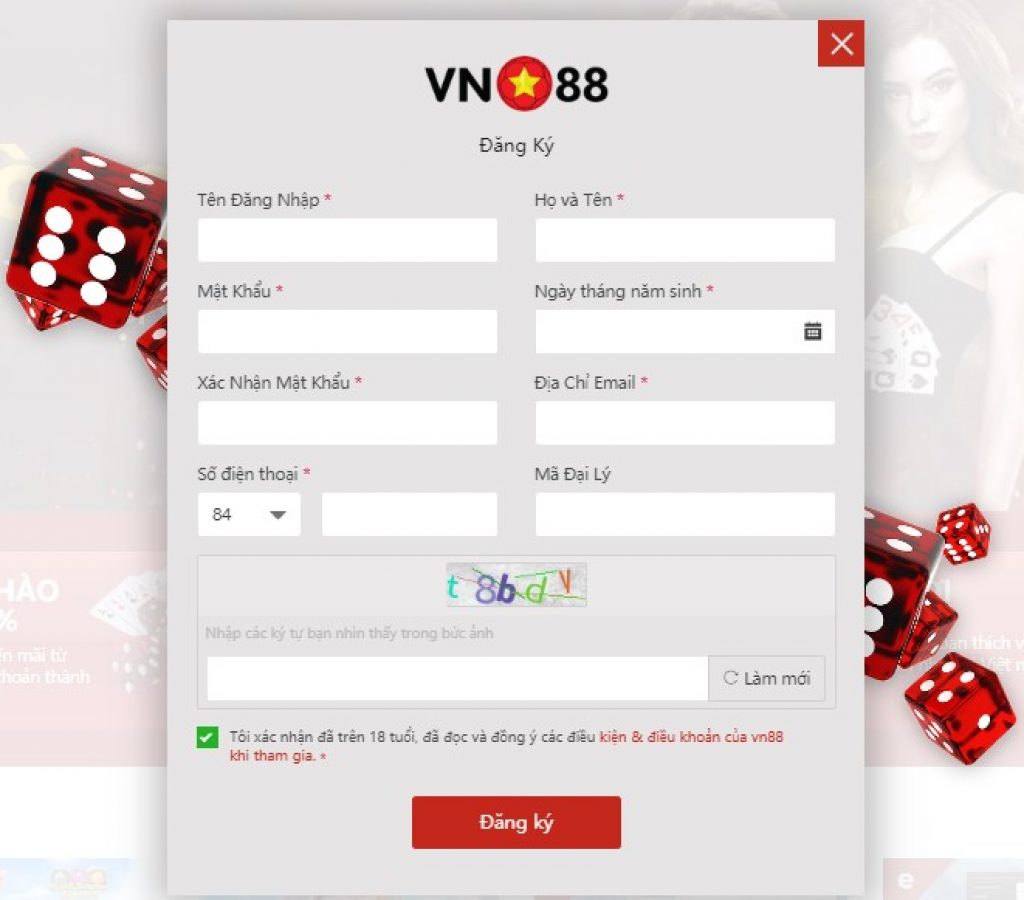Các bước đăng ký tài khoản dùng thử Cac buoc dang ky tai khoan dung thu Vn88