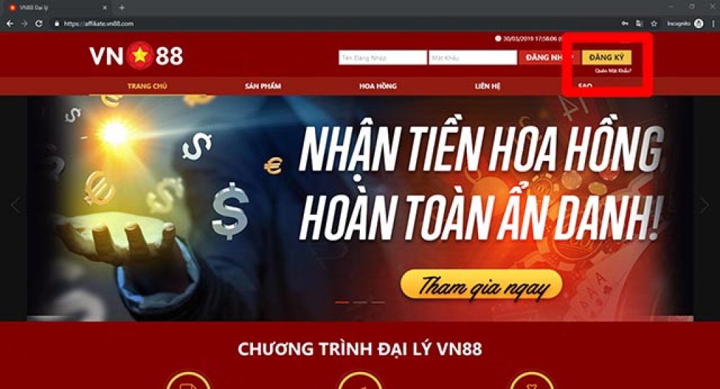 Hướng dẫn rút hoa hồng Vn88 Huong dan rut hoa hong Vn88 chi tiet