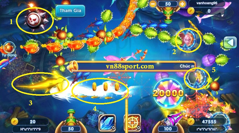 Cách chơi bắn cá đổi thưởng Vn88 hình ảnh 1 Cach choi ban ca doi thuong