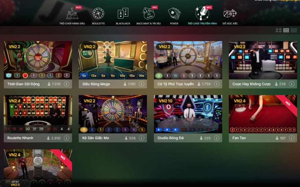 Tìm hiểu về sảnh Club Evolution tại Vn88 Tim hieu ve sanh Club Evolution tai Vn88