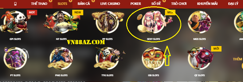 Trò chơi hay nhất tại Sexy Slot Vn88 Tro choi hay nhat tai Sexy Slot Vn88