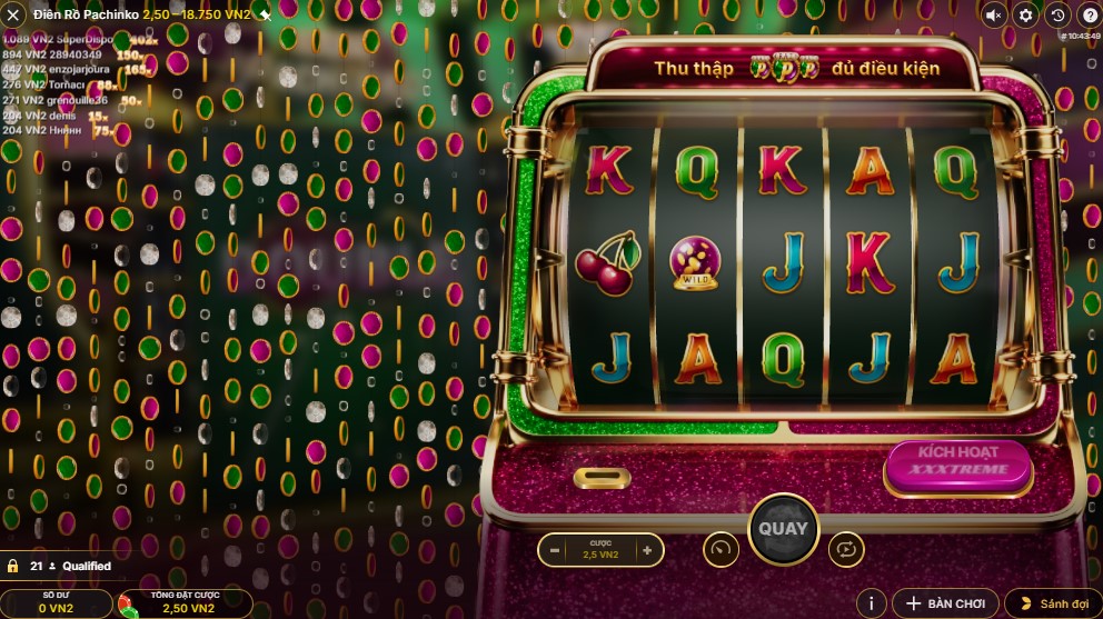 Cach bước chơi Crazy Pachinko tại Vn88 Cac buoc tham gia Dien Ro Pachinko chi tiet
