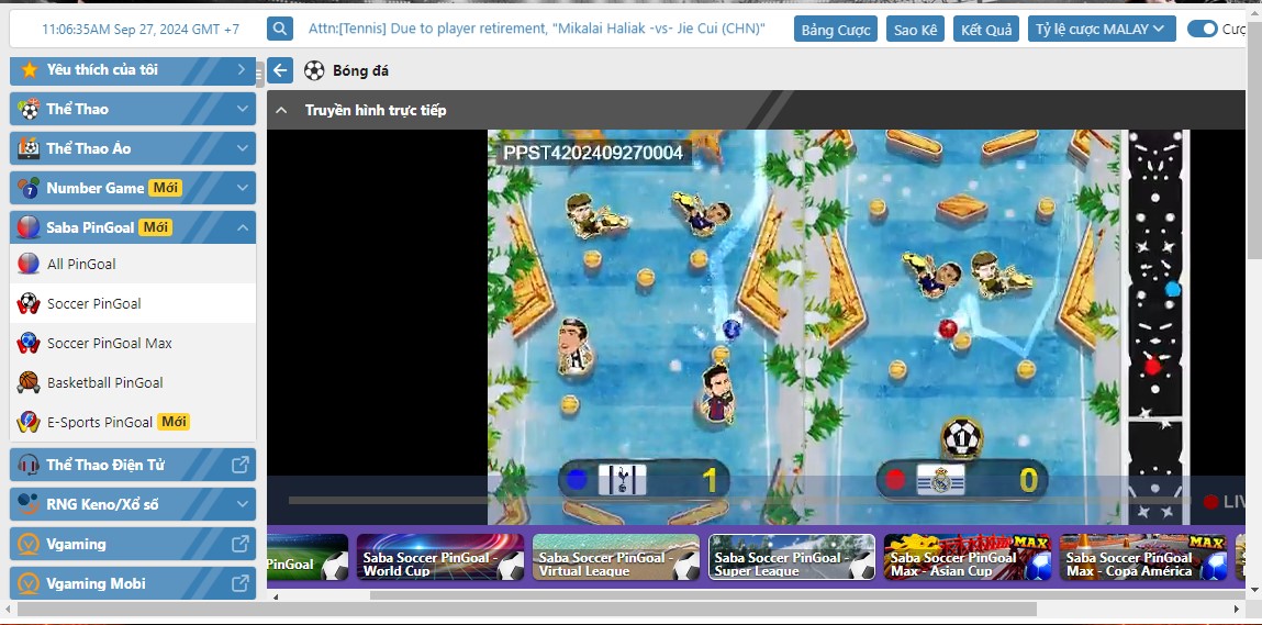 Thông tin trò chơi Soccer Pingoal Vn88 Gioi thieu game Soccer Pingoal Vn88