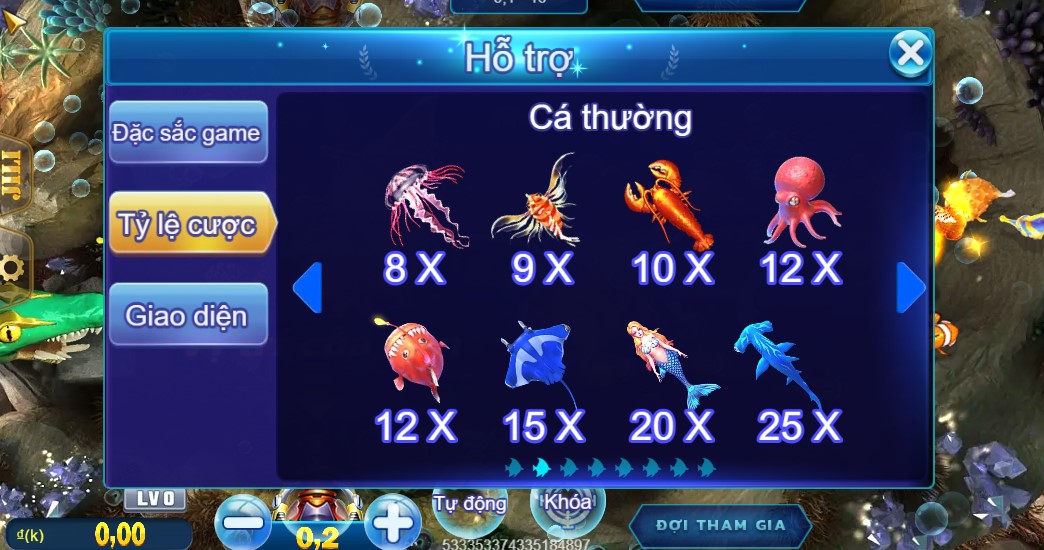 Tỷ lệ thưởng Bắn Ca Hoàng Gia Vn88 Bang trả thuong Ban Ca Hoang Gia Vn88