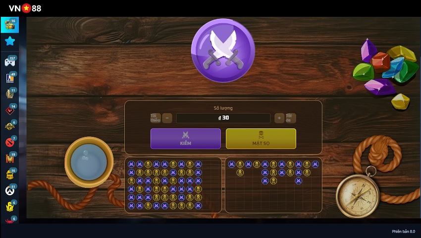Giới thiệu game Pirate Flip Vn88 Mo ta game Pirate Flip Vn88