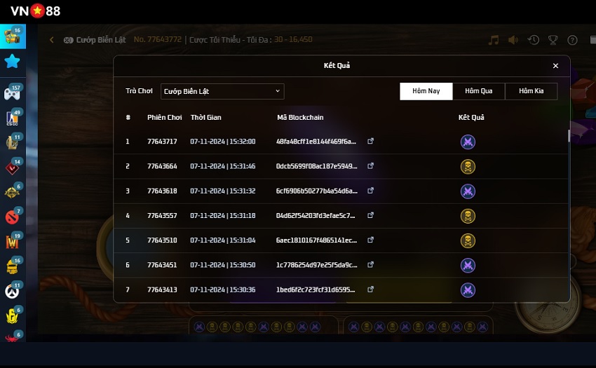 Luật chơi Pirate Flip Vn88 Quy tac choi Pirate Flip Vn88