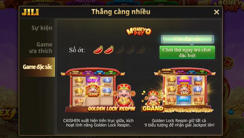 Tính năng thưởng Money Pot Vn88 Quy tắc chơi Money Pot Vn88