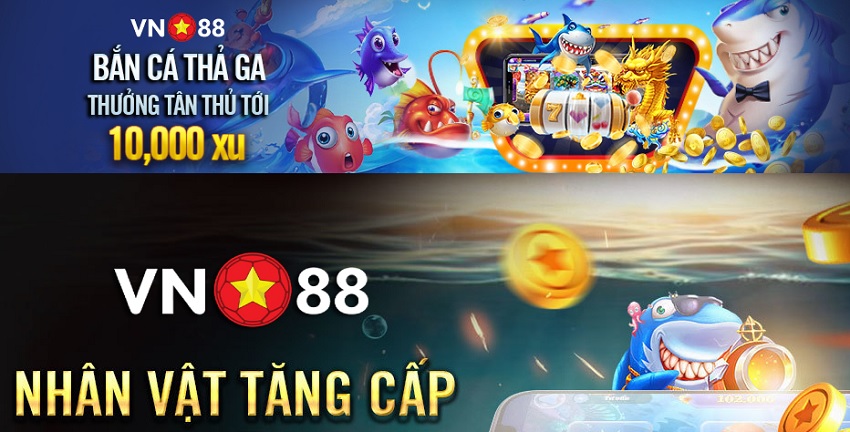 Tặng tân thủ đến 10.000 xu cùng bắn cá Vn88 Khuyen mai tan thu den 10.000 xu cung ban ca Vn88