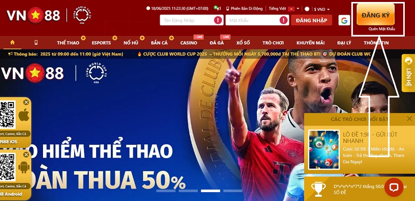 Hướng dẫn tạo tài khoản Vn88 nhanh nhất Cach dang ky Vn88 an toan