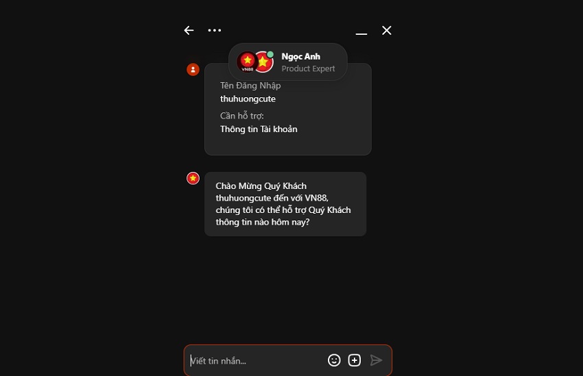 Liên hệ Vn88 qua live chat Cach lien he Vn88 qua live chat